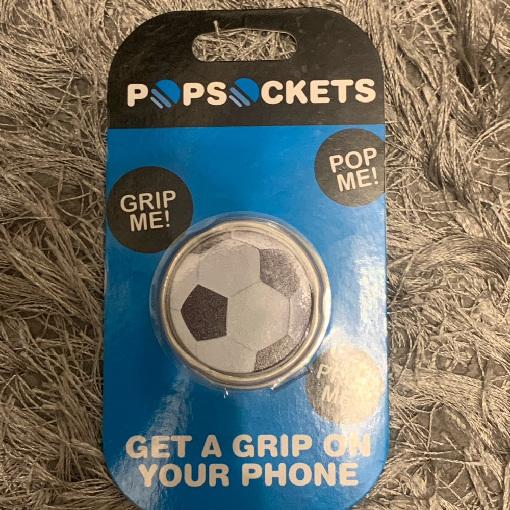 soccer pop socket